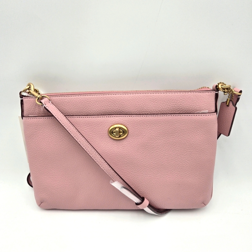 #16 NWT - Coach Polished Pebble Polly Crossbody Bubblegum